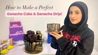 Ganache Cake amp Ganache Drip Full Tutorial hijabibaker ganachecake chocolatecake chocolatedrip [upl. by Brighton758]