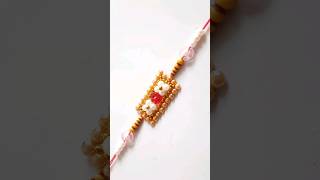 Rakhi making idea  DIY Rakhi handmade craft idea shortsfeed shorts diy rakhi [upl. by Derraj731]