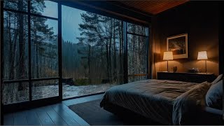 Rain Sounds for Deep Sleep Calming Piano Music with Rain Falls Outside the Forest Relaxing Music247 [upl. by Rolf]