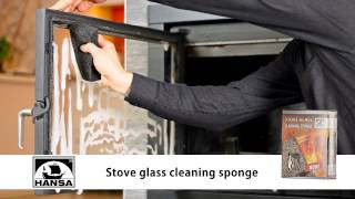 Stove glass cleaning sponge [upl. by Massingill]