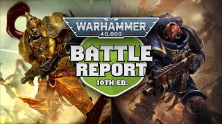 Custodes vs Space Marines Warhammer 40k 10th Edition Battle Report Ep 105 [upl. by Illa]