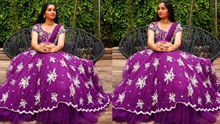 Latest Stunning Half Sarees Collection 2023  Half Saree Designs  Langa Voni Collection [upl. by Valencia]