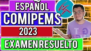 EXAMEN COMIPEMS 2023 ¡RESUELTO  ESPAÑOL [upl. by Arlette390]