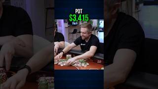 POCKET ACES in a 3400 Pot 😱 poker shorts [upl. by Sinnelg]