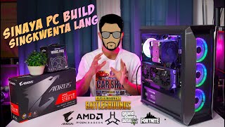 RAKK SINAYA Php 5055K SULIT 3DEditingGaming PC Build ft Aorus RX 5700 XT AMD Ryzen 5 3500X 2020 [upl. by Hpesoy]