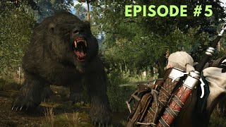 Bear Boss Fight in Witcher 3 EPISODE 5 [upl. by Georgy]