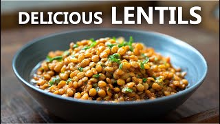 EASY LENTIL RECIPE for a Vegetarian and Vegan Diet  Lentil Recipes [upl. by Atnomed]