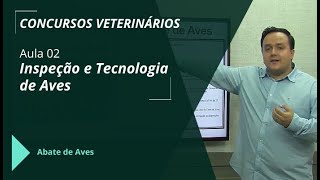 Tecnologia e inspeção de aves instalações e equipamentos  Concurso Veterinário  Aula 0222 [upl. by Aeki484]