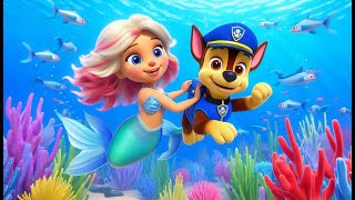 Paw Patrol Ultimate Rescue  SKYE Mermaid Falls In Love With CHASE  Funny Life Story  Rainbow 3 [upl. by Junette31]