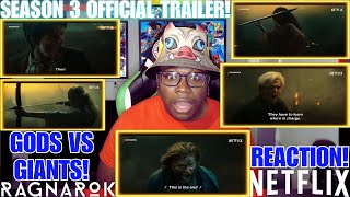 Ragnarok Season 3 Official Trailer REACTION THE WAR OF GODS amp GIANTS IS HERE [upl. by Nace925]