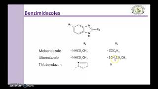 Anthelmintics Benzimidazole derivatives [upl. by Esilram]