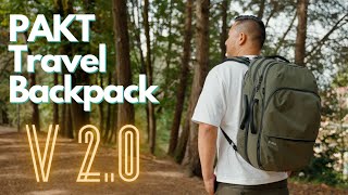 Pakt Travel Backpack VERSION 20  The ultimate travel bag [upl. by Mauro]