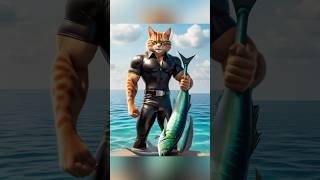 Fishercat Life Style Story cat cats catlover cartoon shorts [upl. by Ellennad]