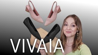 Vivaia shoes unboxing I review amp outfits guide [upl. by Naesar758]