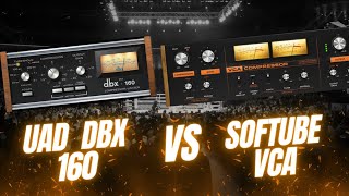 Softube vs UAD  VCA Compressor 160 style vs dbx 160 [upl. by Maya]