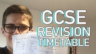 HOW TO MAKE A REVISION TIMETABLE  FREE DOWNLOAD  GCSE Easter Holiday [upl. by Eseilana]