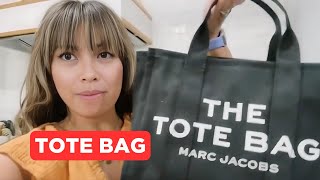 Marc Jacobs The Woven Medium Tote Bag Review [upl. by Hembree]