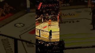 NICK DIAZ vs LAWLER 2 RD 1 Crowd View UFC 266 [upl. by Nasar]