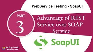 WebService Testing SoapUI Tutorial3 Advantage of Rest Service over Soap Service [upl. by Delp]