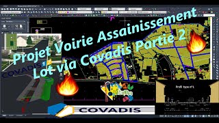 Astuces Covadis  Présentation Projet Voiries sur Covadis Partie 2 [upl. by Miahc]