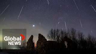 Geminid meteor shower to peak midDecember quotMustsee eventquot [upl. by Zingale473]