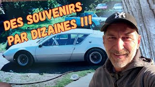 Alpine Marcos Triumph Jaguar et plus encore  il nous présente ses anciennes voitures [upl. by Nylitsirk788]