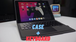 Case Ipad Paling Lengkap T205 Smart Bluetooth Keyboard Case [upl. by Hullda715]