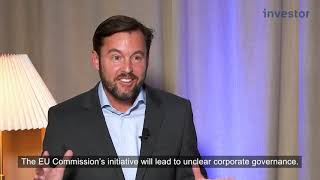 Johan Forssell om EU Sustainable Corporate Governance [upl. by Erdnoed]