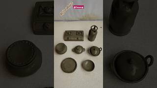 Miniature Clay Cooking Pots shorts [upl. by Einnel]