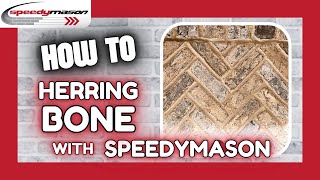 HOW TO do a Herringbone Pattern with Speedymason [upl. by Hillary]