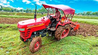 Rotavator Use in Agriculture  new model Mahindra 475 Di Rotavator 6 feet [upl. by Akla]