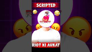 REALITY OF RIOT FF 😂  freefire exposed riotff roast shorts viralvideos [upl. by Ayanaj]