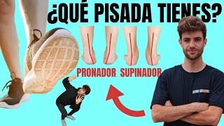 TIPOS DE PISADA🏃‍♂️💨👟 ¿CÓMO PISAR AL CORRER pronador  supinador  neutro [upl. by Aowda]