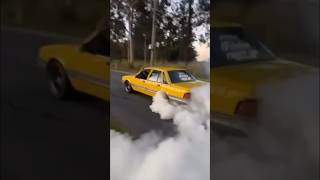 CRANKY VL Turbo automobile burnout drift australia burnoutcar commodore turbo skid car [upl. by Rayburn727]