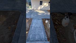 Majestic Ashler  Deep Chiseled Border stampedconcrete decorativeconcrete construction concrete [upl. by Feld]