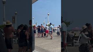 Plane flying over beach Ocean City Air Show 2024 [upl. by Dearman161]