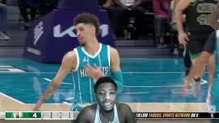 Celtics vs Hornets Full NBA Highlights Reaction [upl. by Ruffin926]