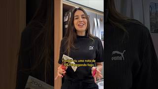 Você já viu uma nota de 200 reais pegando fogo 👀 professora escola quimica shorts [upl. by Zulema]