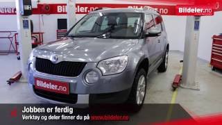 Skoda Yeti Hvordan bytte pollenfilter  2009 til 2015 mod 5L [upl. by Clayborne295]