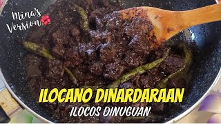 Ilocos Dinuguan recipe  Ilocano Dinardaraan  My version of Dry Dinuguan with Sweet Chili Pepper [upl. by Ramor]