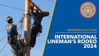 IBEW at the 2024 International Linemans Rodeo [upl. by Nimsay]