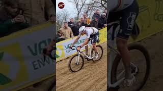 Mathieu Van der Poel Up amp Down Dune Cyclo cross Koksijde 2024 cyclocross [upl. by Talbert]