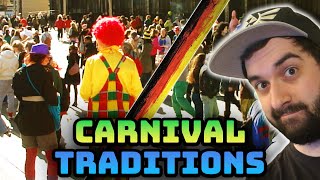 How Germans Celebrate Carnival Traditions amp Customs  Daveinitely German [upl. by Ahsenar]