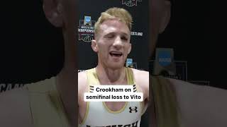 Ryan Crookham reflects on his ever first college loss to Vito Arujau [upl. by Damas]