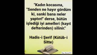 Hadisi şerif hadis [upl. by Ajiam]