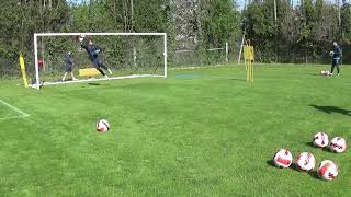 ENTRAINEMENT GARDIEN DE BUT training goalkeeper [upl. by Vernon972]