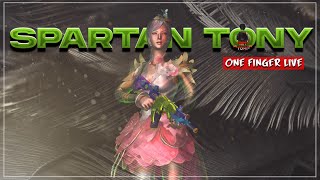 One FINGER BGMI LIVE Spartan Tony is Live [upl. by Ertnod684]