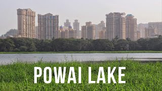 IIT Bombay Powai Lake  Powai Lake Mumbai  Most Scenic Powai Lake Views from JVLR  Powai Lake [upl. by Hayyikaz]