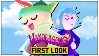 Wandersong First Look  Saving the World with Song  PC Gameplay Lets Play [upl. by Kriste272]