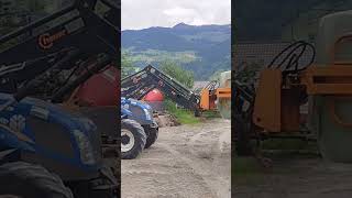 Ballen Transport  Unimog U400  New Holland Sound asmr [upl. by Elicul]